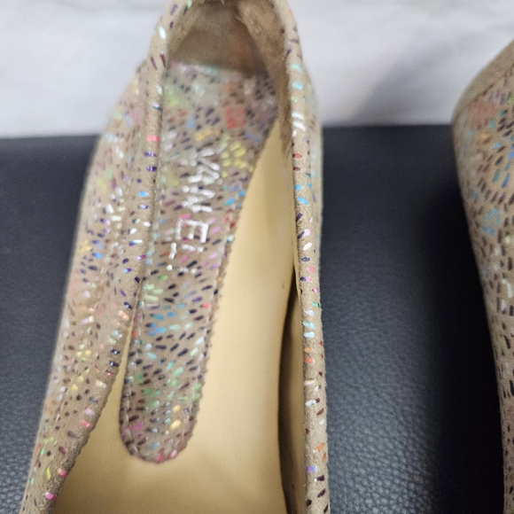 Vaneli Women's Leather Multicolor Loafers Size 6 Boho Hippie Cottagecore - Picture 3 of 7